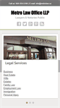 Mobile Screenshot of metrolaw.ca